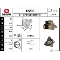 Стартер EAI Renault Megane (KZ) 3 Универсал 1.6 BiFuel (KZ03) 110 л.с. 2008 – 2024 12290 1 2290 290ST21