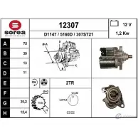 Стартер EAI 12307 2796270 1230 7 307ST21
