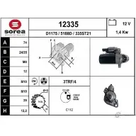 Стартер EAI 335ST21 12335 Audi A6 (C6) 3 Универсал 5.2 S6 Quattro 435 л.с. 2006 – 2011 1233 5