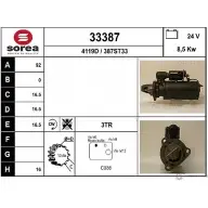 Стартер EAI 33387 387ST33 310936618 33 387