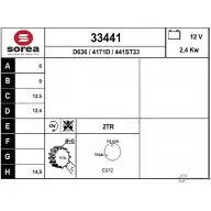 Стартер EAI 4171D 2800823 33441 3344 1