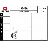 Стартер EAI 4207D 2800861 33 480 33480