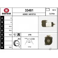 Стартер EAI 2800862 33481 334 81 4208D