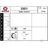 Стартер EAI 2801189 4550D 33 831 33831
