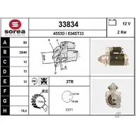 Стартер EAI 33834 4553D 33 834 2801192