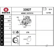 Стартер EAI 33927 33 927 2801280 4694D