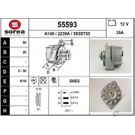 Генератор EAI 2801345 55593 55593 223 9A