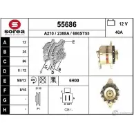 Генератор EAI 2801433 55686 2 388A 55686
