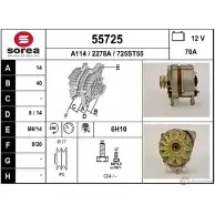 Генератор EAI 227 8A 55725 2801468 55725
