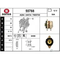 Генератор EAI 2801522 55788 2 447A 55788