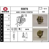 Генератор EAI 55978 2801686 55978 2536 A