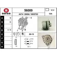 Генератор EAI 2600A 56089 2801761 089ST 65