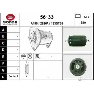 Генератор EAI 2626A 56133 2801789 133ST6 5
