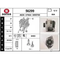Генератор EAI 299ST65 2 765A 56299 2801934