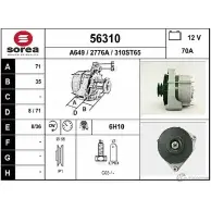 Генератор EAI 2801945 2 776A 56310 310ST65