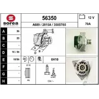 Генератор EAI 56350 350ST65 2 815A Mercedes E-Class (W124) 1 Седан 2.0 E 200 (1219) 136 л.с. 1993 – 1995