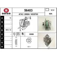 Генератор EAI 2802037 2 868A 56403 403ST65