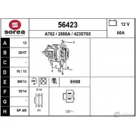 Генератор EAI 2 888A 2802057 56423 423ST65