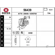 Генератор EAI 2 904A 56439 439ST65 2802073