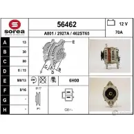 Генератор EAI 292 7A 462ST65 2802096 56462