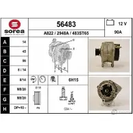 Генератор EAI 2948 A 2802117 56483 483ST65