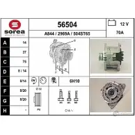 Генератор EAI 56504 29 69A 2802138 504ST65