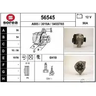 Генератор EAI Citroen Xsara 1 (N1) Хэтчбек 1.8 i 90 л.с. 1997 – 2000 56545 30 10A 545ST65