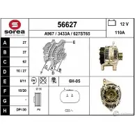 Генератор EAI 2802261 56627 3 433A 56627