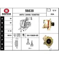 Генератор EAI 3444 A 56638 56638 Volkswagen Passat (B3-B4) 2 Седан 1.8 G60 Syncro 160 л.с. 1988 – 1996