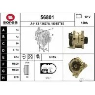 Генератор EAI 56801 2802435 3 627A 56801