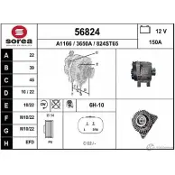 Генератор EAI Suzuki Liana 56824 56824 3 650A