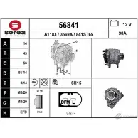 Генератор EAI 3569 A 56841 56841 Audi A6 (C5) 2 Универсал 1.9 Tdi 130 л.с. 2001 – 2005