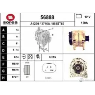 Генератор EAI 37 16A 56888 56888 Renault Trafic (EL, X83) 2 Кабина с шасси 2.5 dCi 114 л.с. 2007 – 2025