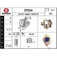 Генератор EAI 2802667 57034 3862A 034S T75