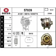 Генератор EAI 3867A 57039 2802672 039 ST75