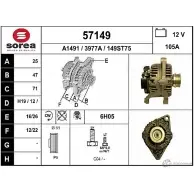 Генератор EAI 2802782 149S T75 3977A 57149