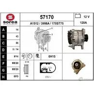 Генератор EAI 170 ST75 2802803 57170 3998A