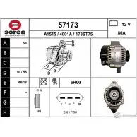 Генератор EAI 2802806 4001A 57173 173ST7 5