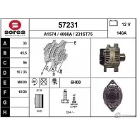 Генератор EAI 57231 4060A 2802864 231 ST75
