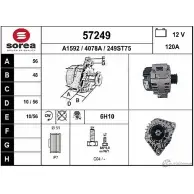 Генератор EAI 2802882 4078A 57249 249S T75