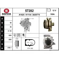 Генератор EAI 4111A Mercedes C-Class (W204) 3 Седан 2.1 C 220 CDI (2008) 170 л.с. 2007 – 2008 2 82ST75 57282