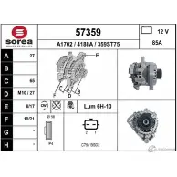 Генератор EAI 4188A 359ST7 5 57359 Renault Twingo