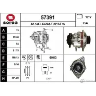 Генератор EAI 391S T75 2803023 57391 4220A