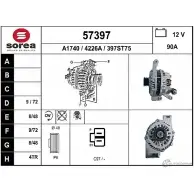 Генератор EAI 397ST 75 57397 4226A 2803029