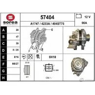 Генератор EAI 57404 40 4ST75 2803036 4233A