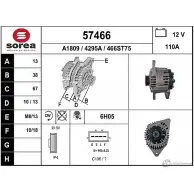 Генератор EAI 4295 A 57466 2803098 466ST75