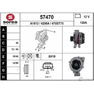 Генератор EAI 4299 A 470ST75 Land Rover Range Rover 3 (L322) 2002 – 2012 57470