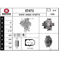 Генератор EAI 57473 4 302A 2803105 473ST75