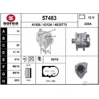 Генератор EAI 2803115 57483 483ST75 431 2A