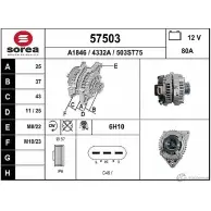 Генератор EAI 503ST75 2803135 433 2A 57503